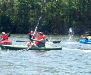 06_19 Ranger Camp Canoe Splashing