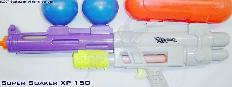 Super Soaker XP 150- After the 50 they were introducing new guns on a regular basis.  They got bigger reserves and shot farther.
